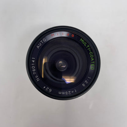 Miida Multi Coated 28mm f/2.8  MC Mount Manual Lens,Fixed/Prime Lens