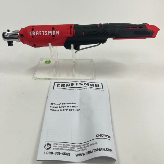 Open box Craftsman CMCF930B 20V 3/8 inch Impact Wrench Ratchet W/O SEAL
