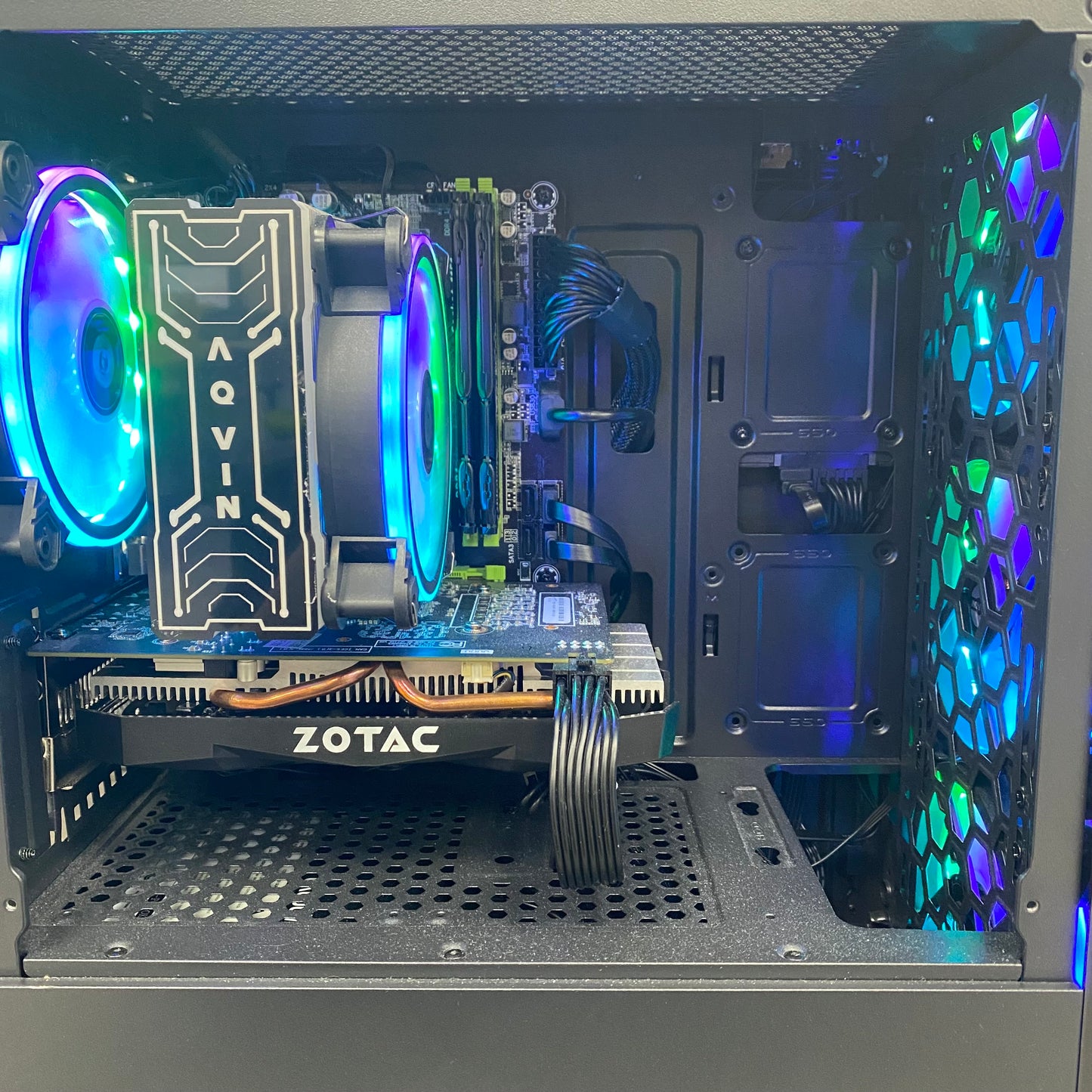 Aqvin Custom Gaming PC i7-7700 3.60GHz 1TB SSD Nvidia GeForce GTX 1660 Super