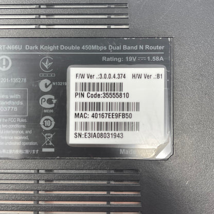 ASUS Dark Knight Double RT-N66U Dual Band WIFI 4 35555810 Gigabit Router