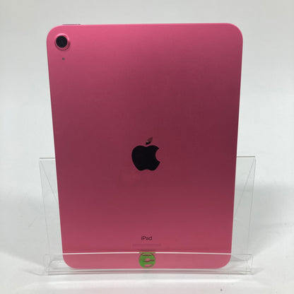 WiFi Only Apple iPad 10th Gen 64GB 17.5.1 PINK MPQ33LL/A