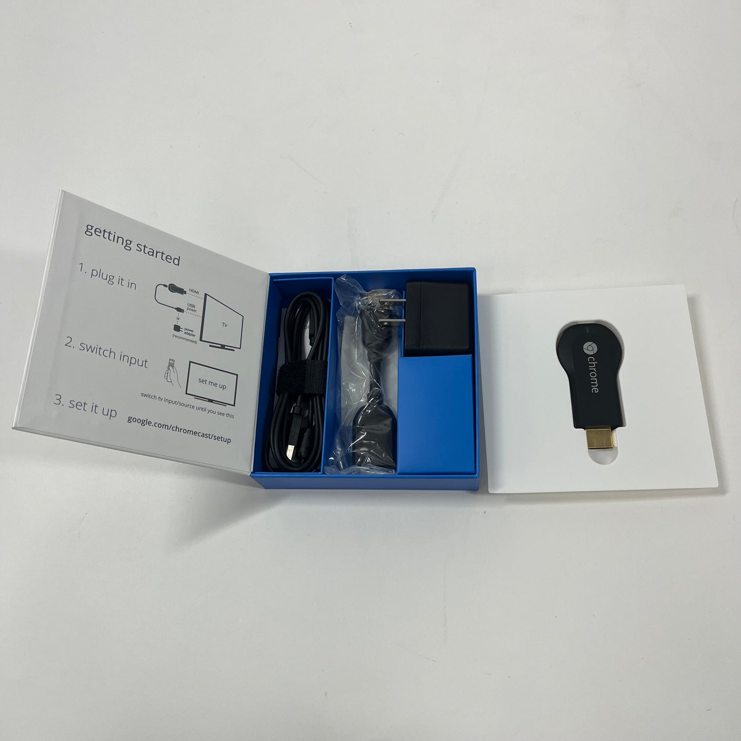 New Chrome Chromecast Streaming Device H2G2-42