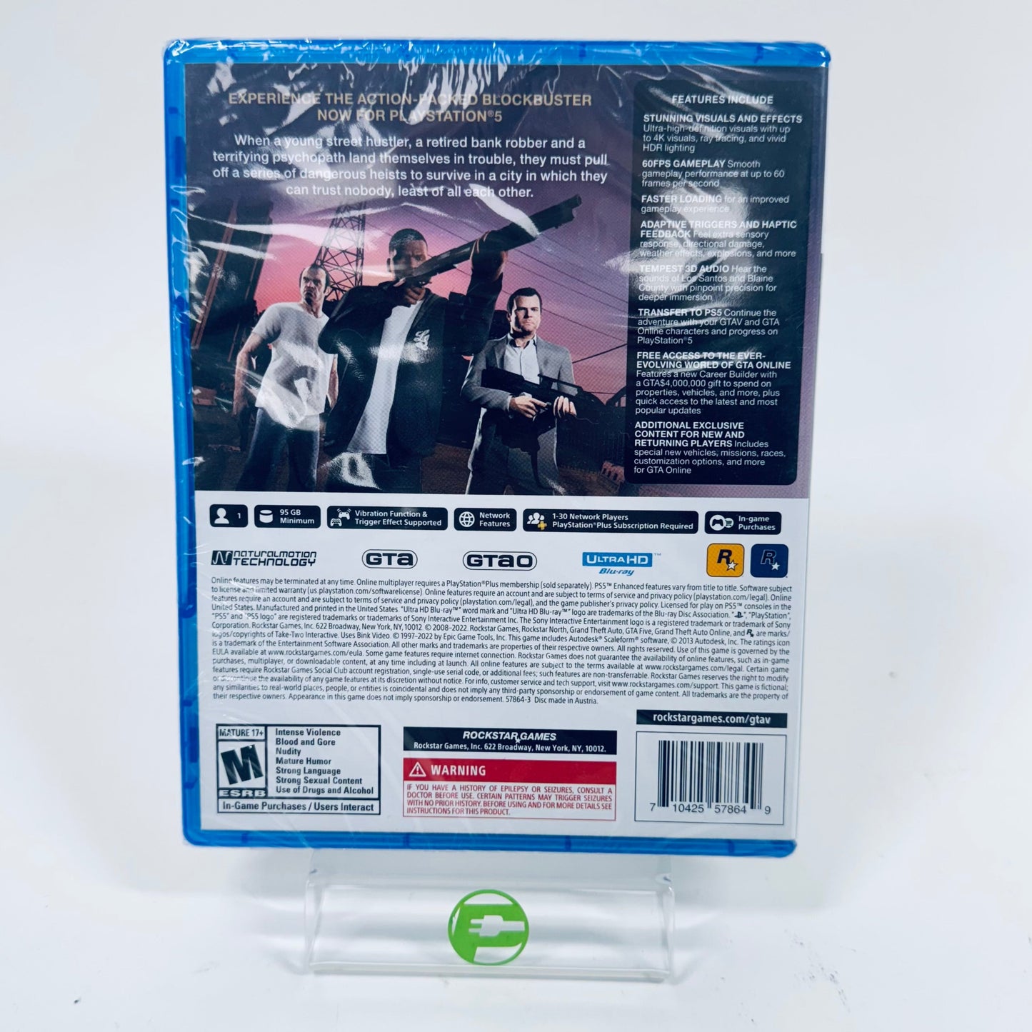 New Grand Theft Auto V (Sony PlayStation 5 PS5, 2022)
