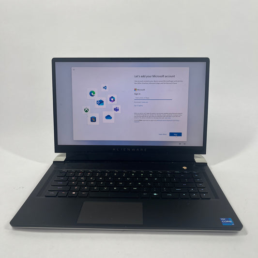 Alienware X15 R1 13" i7-11800H 1.2GHz 16GB RAM 500GB SSD GeForce RTX 3070
