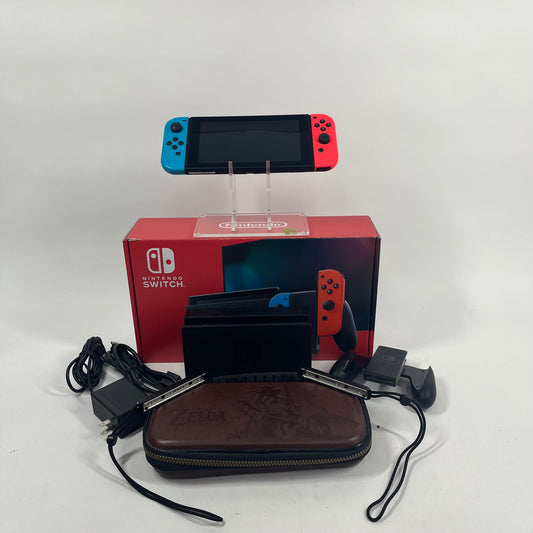 Nintendo Switch Video Game Console HAC-001(-01)  Aqua Blue