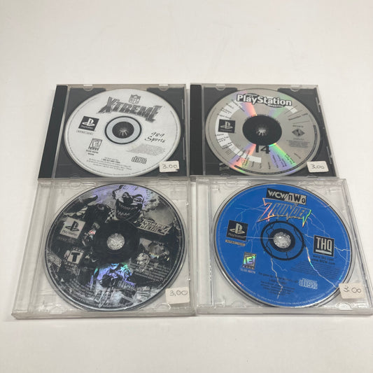 Lot of 4 Sony PlayStation 1 PS1 Games