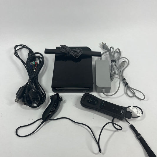 New Nintendo Wii Video Game Console RVL-101 Black