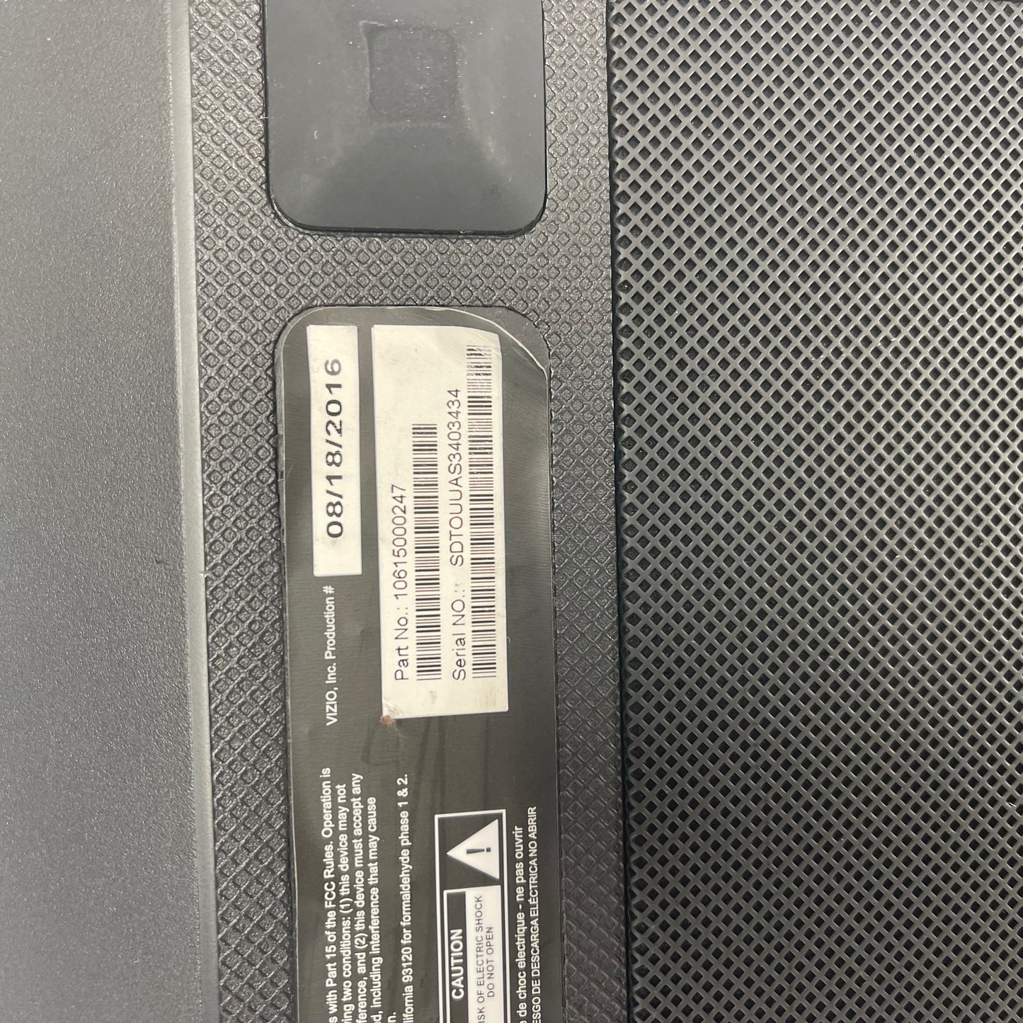 Vizio Sound Bar Home Theater Sound System SB4051-D5  Main Unit Only