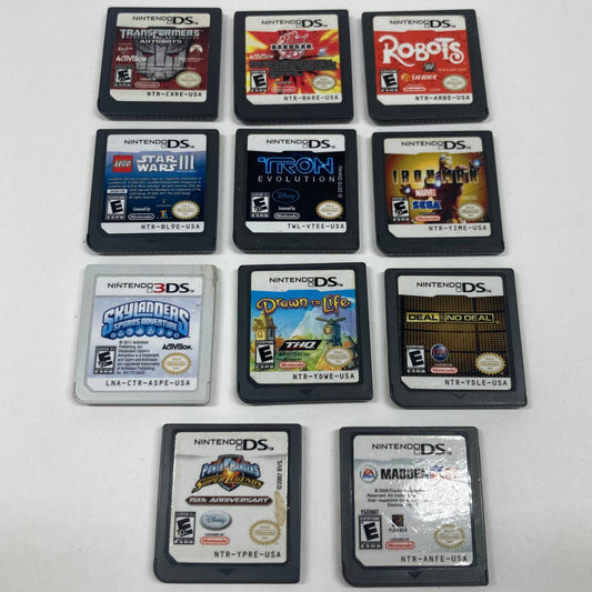 Lot of 10 Nintendo DS Games
