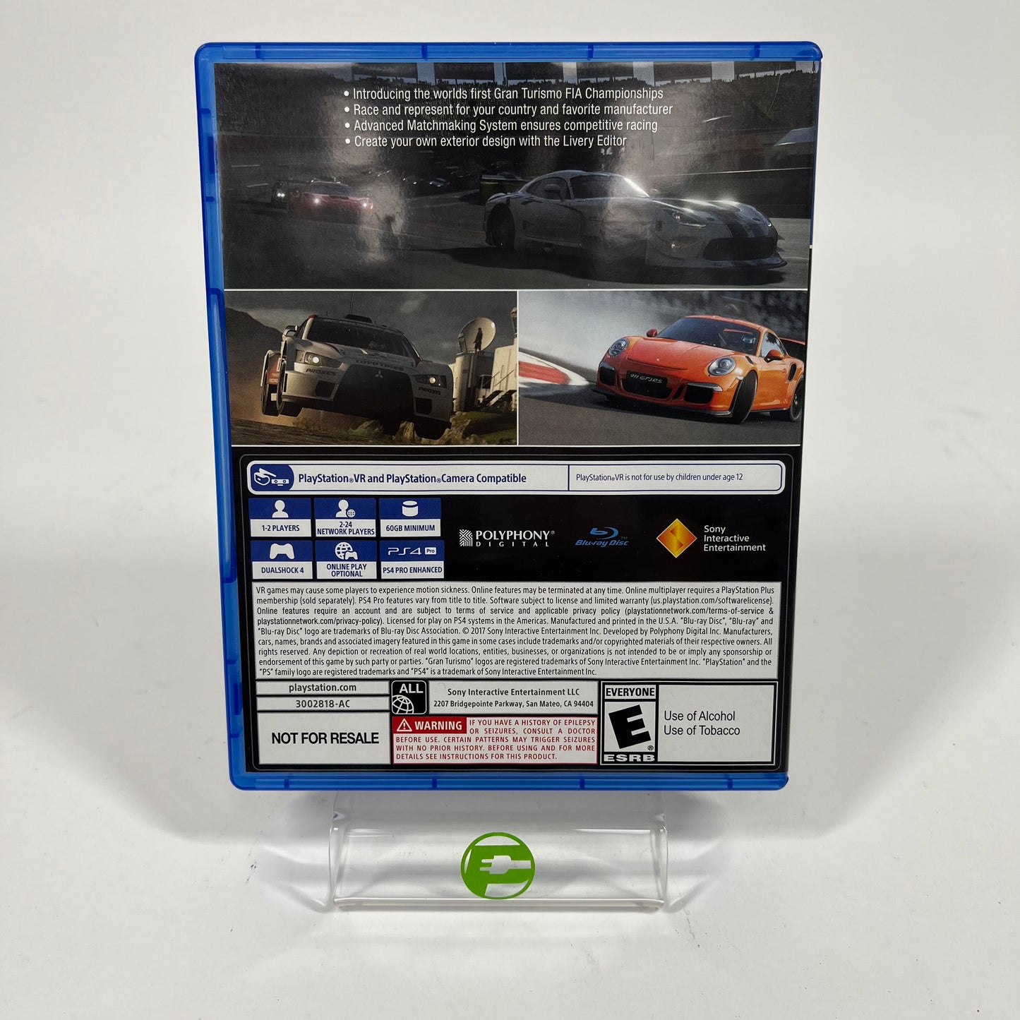 Gran Turismo Sport (Sony PlayStation 4 PS4, 2017)