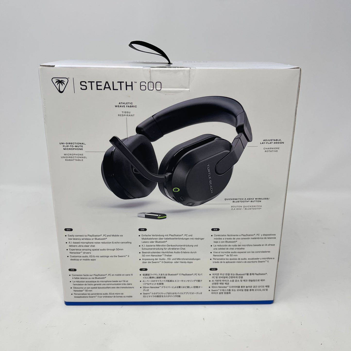 New Turtle Beach Stealth 600  Over Ear Gaming Headset Black