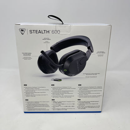 New Turtle Beach Stealth 600  Over Ear Gaming Headset Black