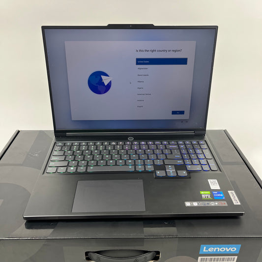 Lenovo Legion S716ih7 i7-12700H 2.30GHz 16GB RAM 512GB SSD Iris Xe Graphics