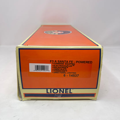 Lionel F3 A Santa Fe  Powered Diesel Locomotive Model 6 - 14537