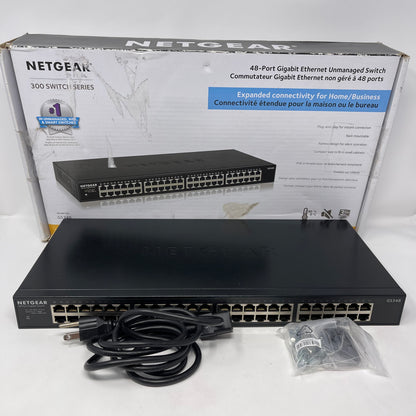 Netgear 300 Switch Series 48-Port Gigabit Unmanaged Switch GS348