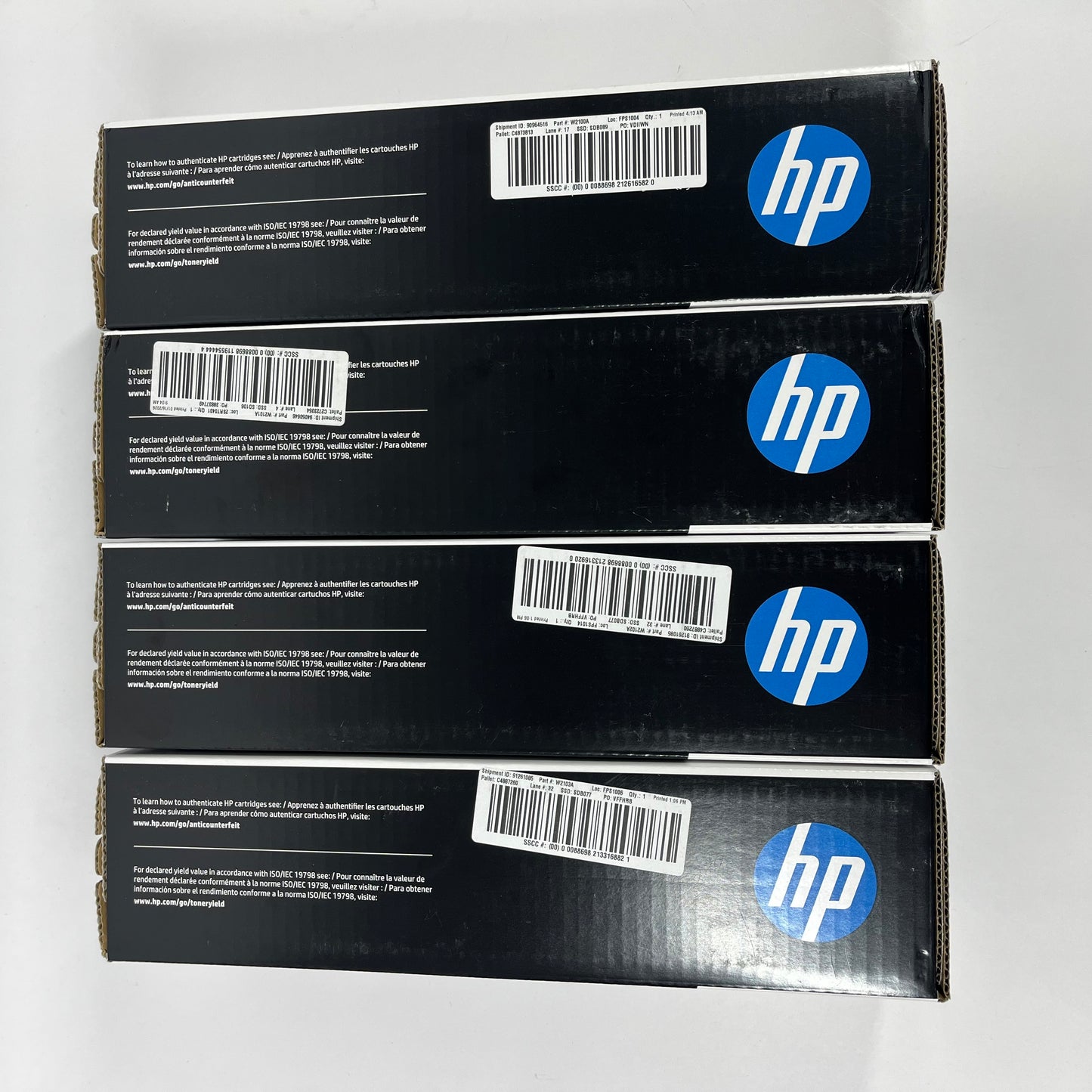New HP Cyan, Magenta, Yellow, Black  Toner 210A