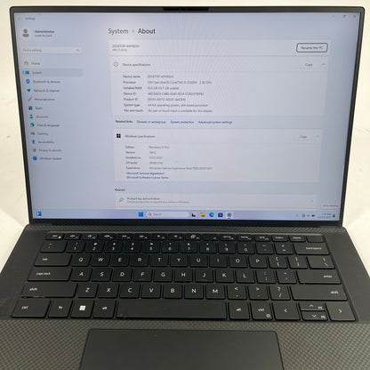Dell XPS 15 9520 15.6" i5-12500H 2.5GHz 16GB RAM 512GB SSD