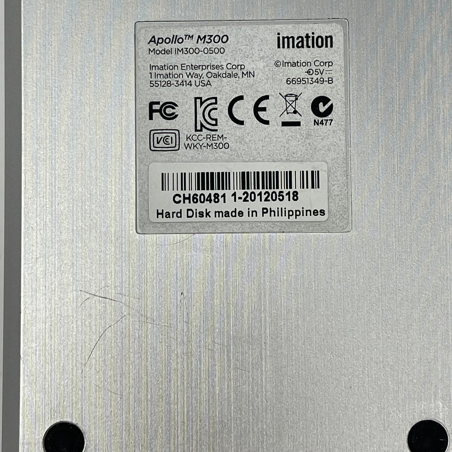 Imation 2.5" Apollo M300 500GB USB-A HDD IM300-0500