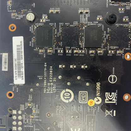 MSI GeForce GTX 970 4GB GDDR5 Graphics Card 02G-V316-190B1601003535