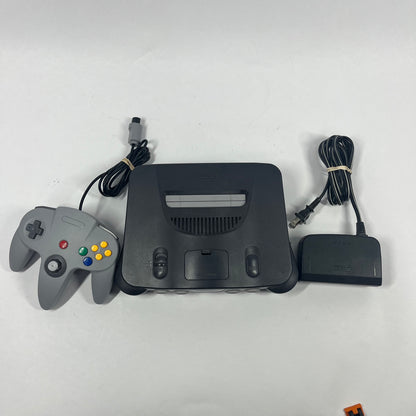 Nintendo 64 N64 Video Game Console NUS-001 Smoke/Clear Black