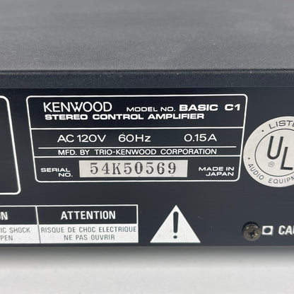 Kenwood Basic C1 20W 2 Channel Control Amplifier