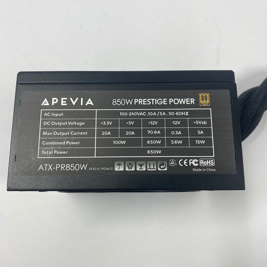 Apevia 850W ATX-PR850W 80 Plus Gold 850W Semi Modular Switching Power Supply