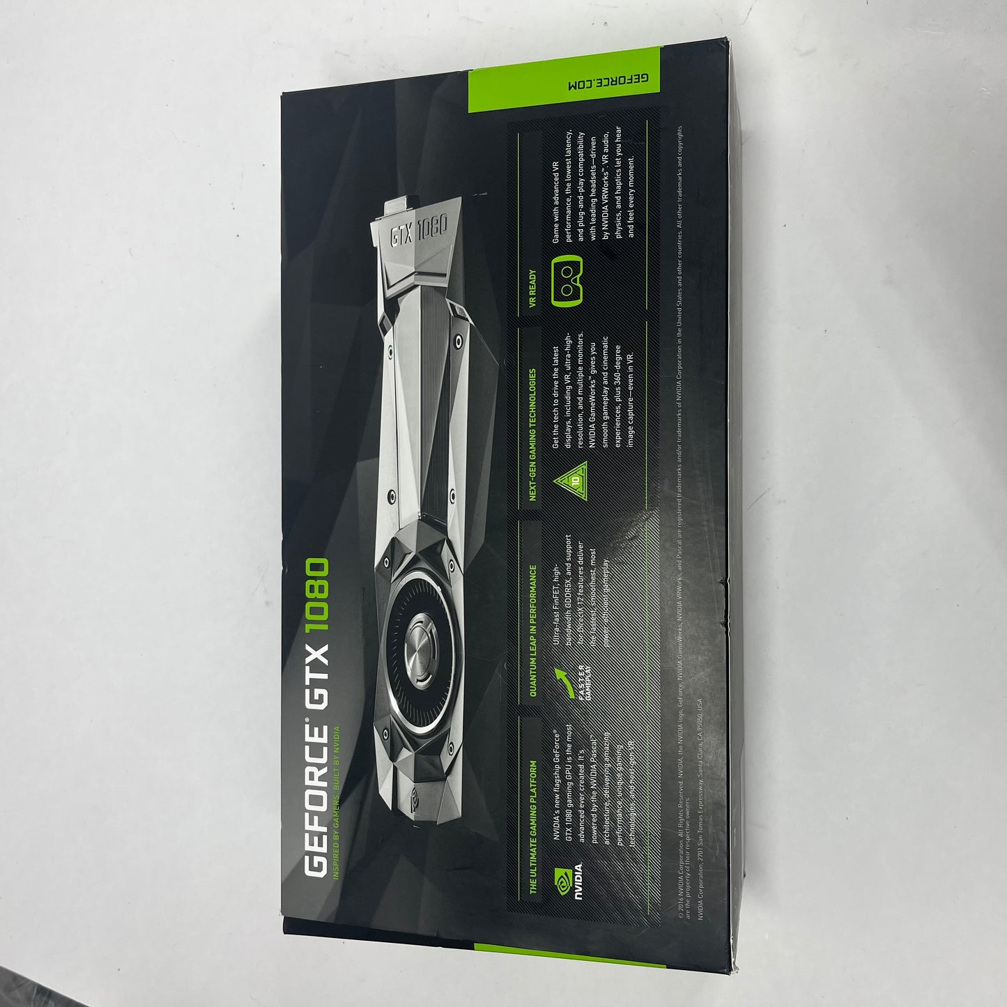 NVIDIA GeForce GTX 1080 8GB GDDR5X Graphics Card Founders Edition