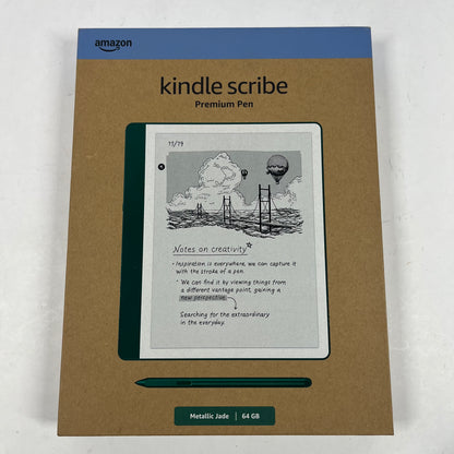 Kindle Scribe Premium Pen 64GB Metallic Jade C4A6T4