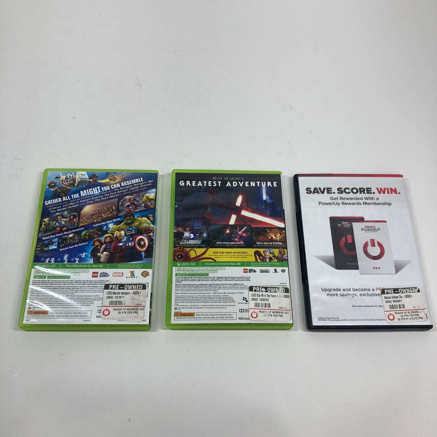 Lot of 3 Microsoft Xbox 360 Games