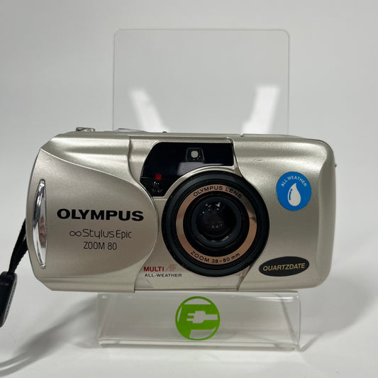 Olympus StylusEpic Zoom 80 20MP Compact Film Camera LEE-PCG637 [UNTESTED]