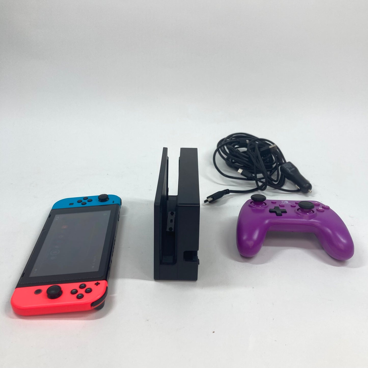 Nintendo Switch v2 Video Game Console HAC-001(-01) Red/Blue (With Controller + Dock )