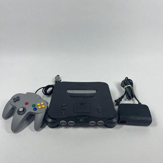 Nintendo 64 N64 Video Game Console NUS-001 Smoke/Clear Black