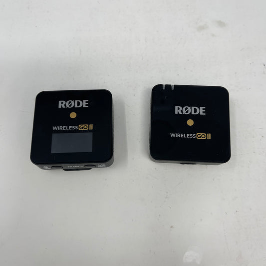 Rode Wireless Go II (Transmitter + Receiver) Wireless Microphone System