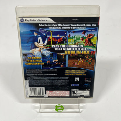 Sonic's Ultimate Genesis Collection Greatest Hits Sony PlayStation 3 PS3, 2009