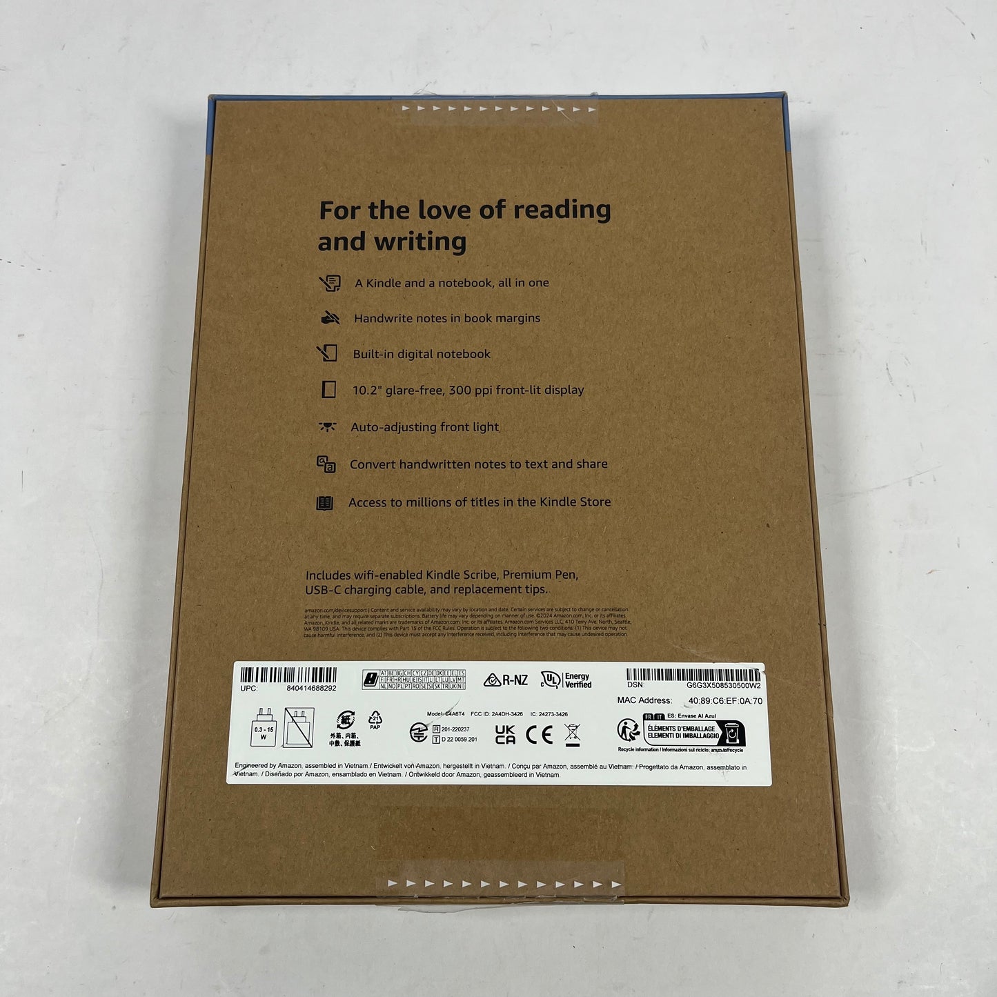 Kindle Scribe Premium Pen 64GB Metallic Jade C4A6T4