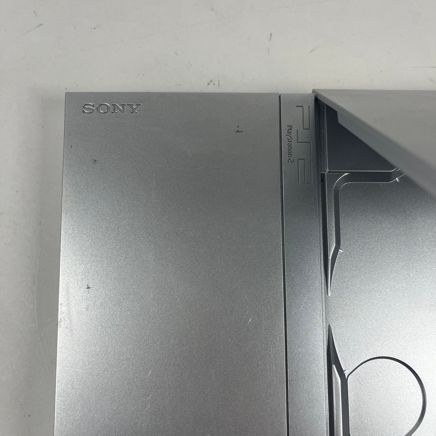 Sony PlayStation 2 Slim PS2 Silver Console Gaming System SCPH-77001