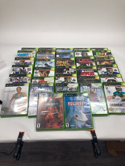 Lot of 32 Microsoft Original Xbox Games