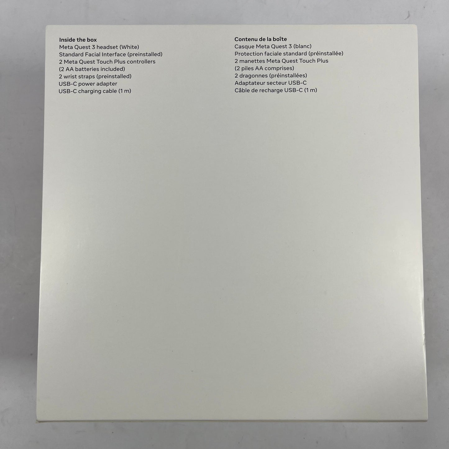 New Meta Quest 3 512GB Virtual Reality Headset 899-00583-01