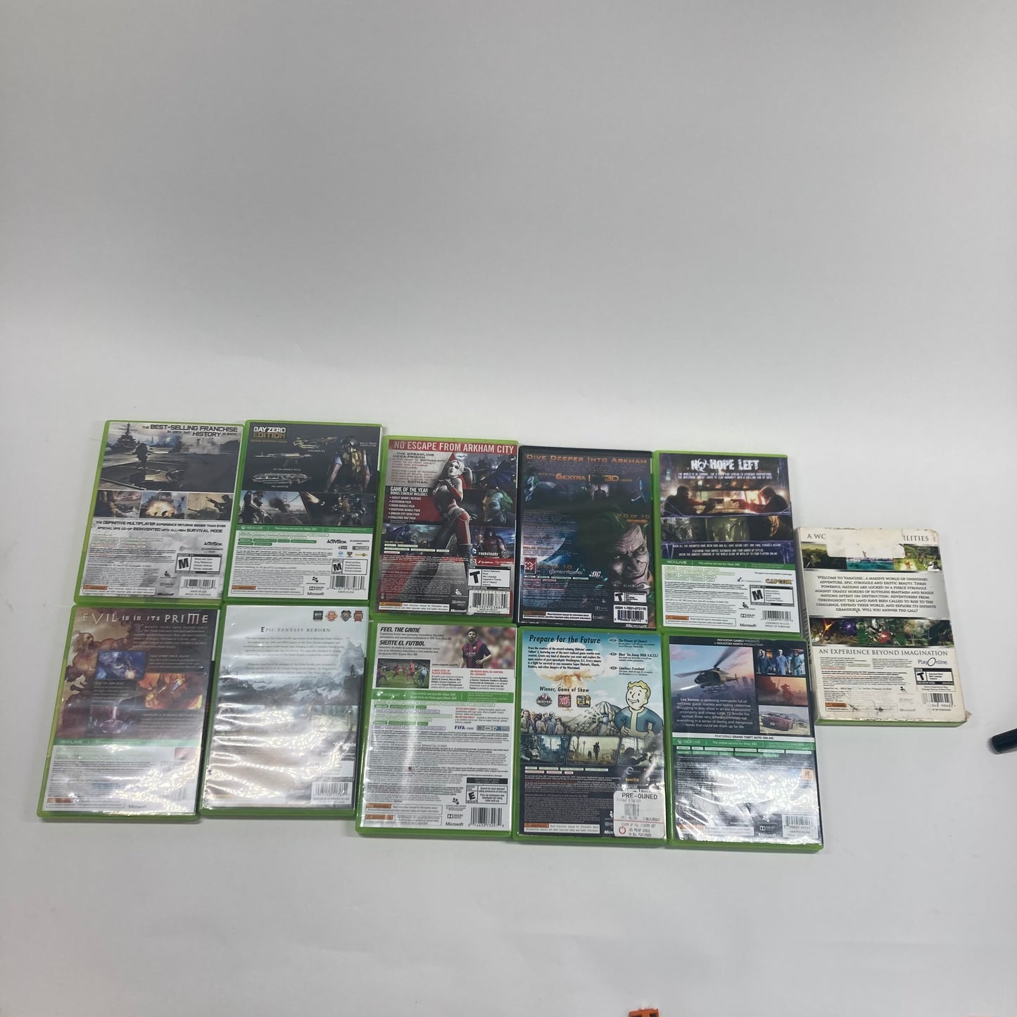 Lot of 11 Microsoft Xbox 360 Games
