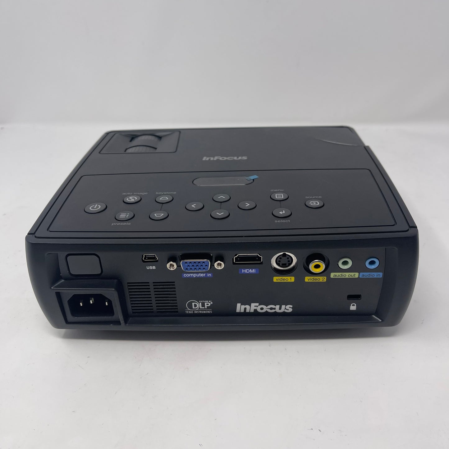 InFocus IN1100 1024 x 768 XGA 2,200 Lumens DLP Projector
