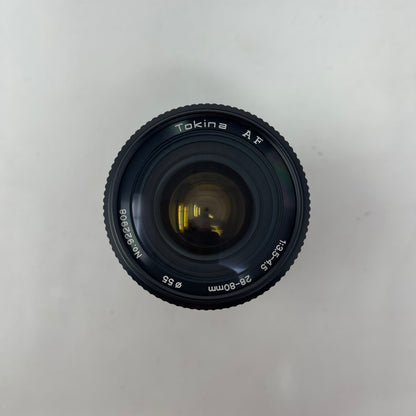 Tokina AF 28-80mm f/3.5-4.5 Auto & Manual Lens