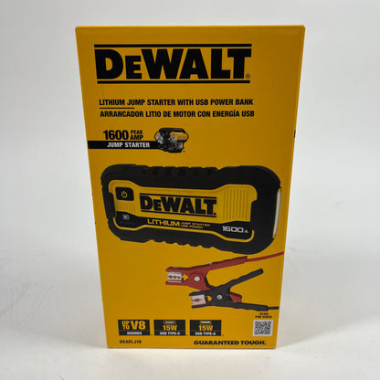 DeWalt Lithium Jump Starter with USB Power Bank