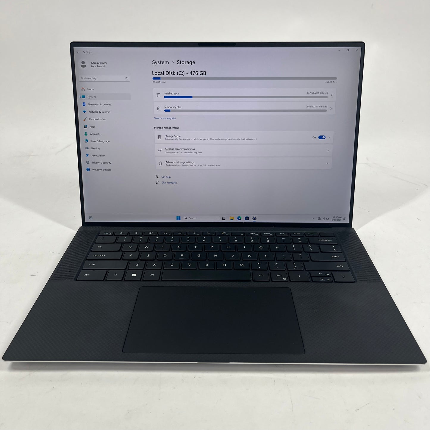 Dell XPS 15 9520 15.6" i5-12500H 2.5GHz 16GB RAM 512GB SSD