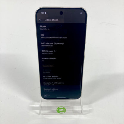 Unlocked Google Pixel 9 Pro XL 256 GB White GA05900-US