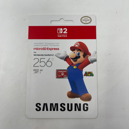 New Samsung  Switch 2 Express Card 256GB microSD Card