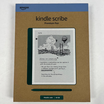 New Kindle Scribe Premium Pen 64GB Metallic Jade C4A6T4