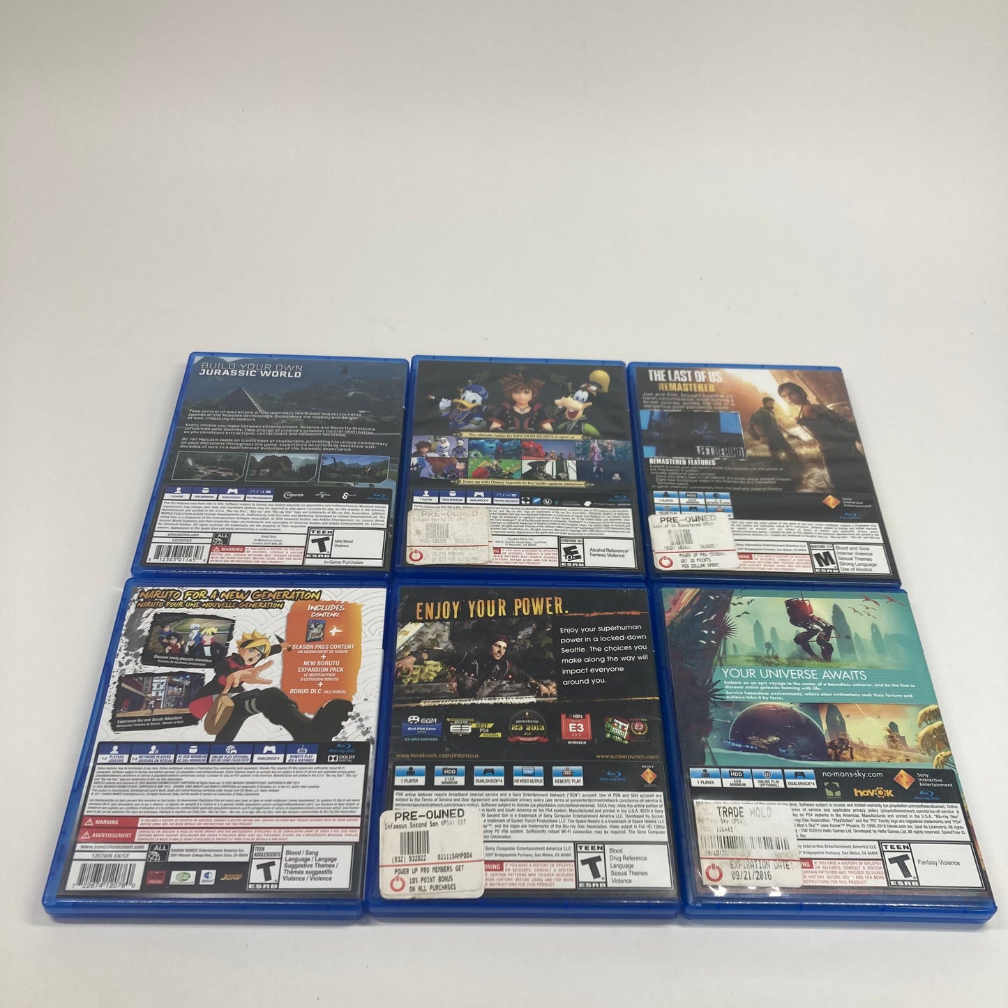 Lot of 7 Sony PlayStation 4 PS4 Games