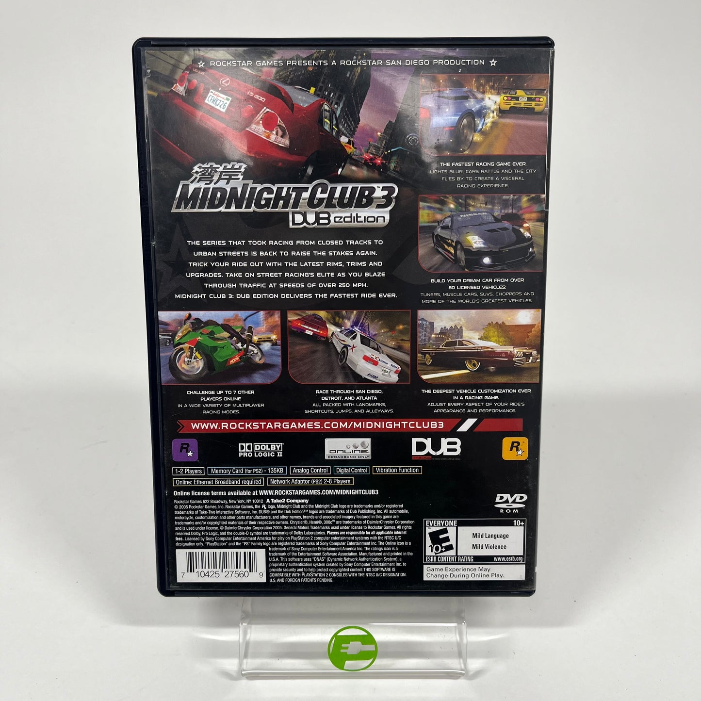 Midnight Club 3 Dub Edition (Sony PlayStation 2 PS2, 2005)