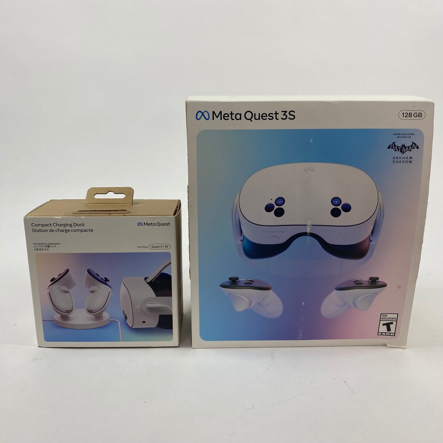 Meta Quest 3S 128GB With Compact Charging Station