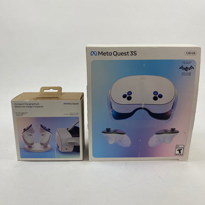 Meta Quest 3S 128GB With Compact Charging Station